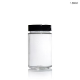 Glass Jar for Kitchen Storage with Air Tight Black Cap 180ml (120Pcs/Ctn)